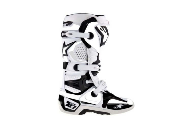 MX Stiefel Boots Alpinestars Tech10 Tech 10 Custom Dekor Kit Studio Editor White Edition Weiß