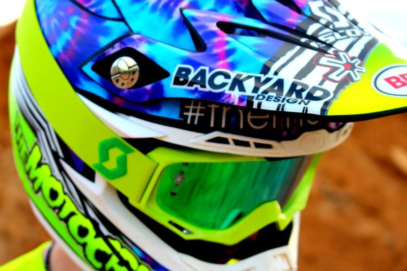 Helmet Wrap Bell Moto 9 Closeup Helm Beklebung Helmet Sticker Set Motocross MX Shoei Fox V3 Neon