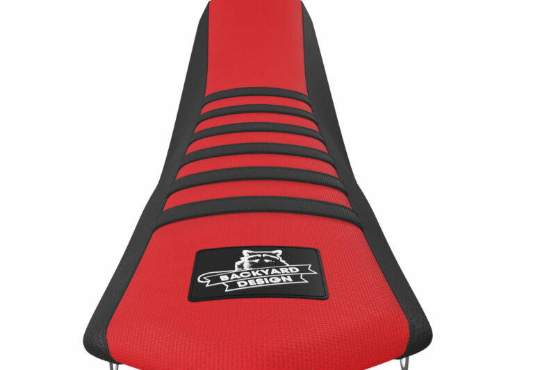 Backyard Design Seatcover Top View Red Black